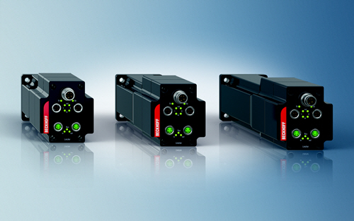 Beckhoff AMI812x series combines servomotor, output stage and fieldbus connection in a compact form factor